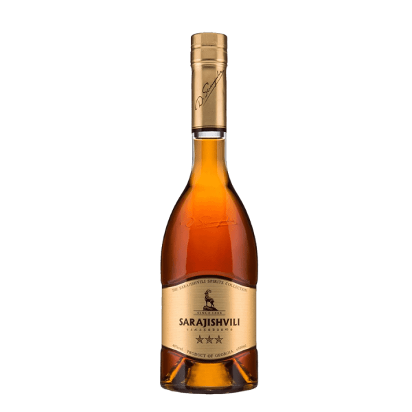 Cognac géorgien de 3 ans d'âge sarajishvili