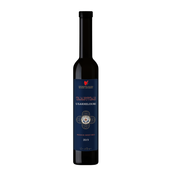 Vin kvevri Usakhelouri rouge demi-doux