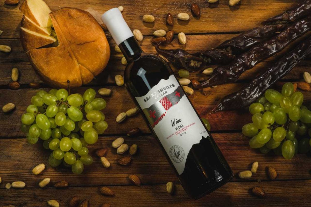 Vin blanc sec Saakashvili Kisi kvevri - 0,75l. - Image 2