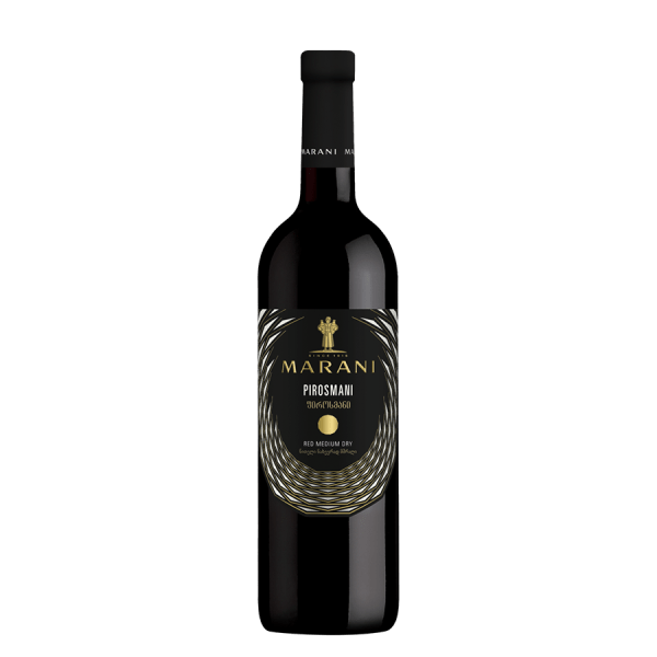 Vin agréable géorgien Pirosmani rouge demi-sec