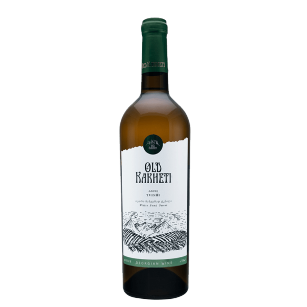 Vieux vin blanc semi-doux Kakheti Tvishi