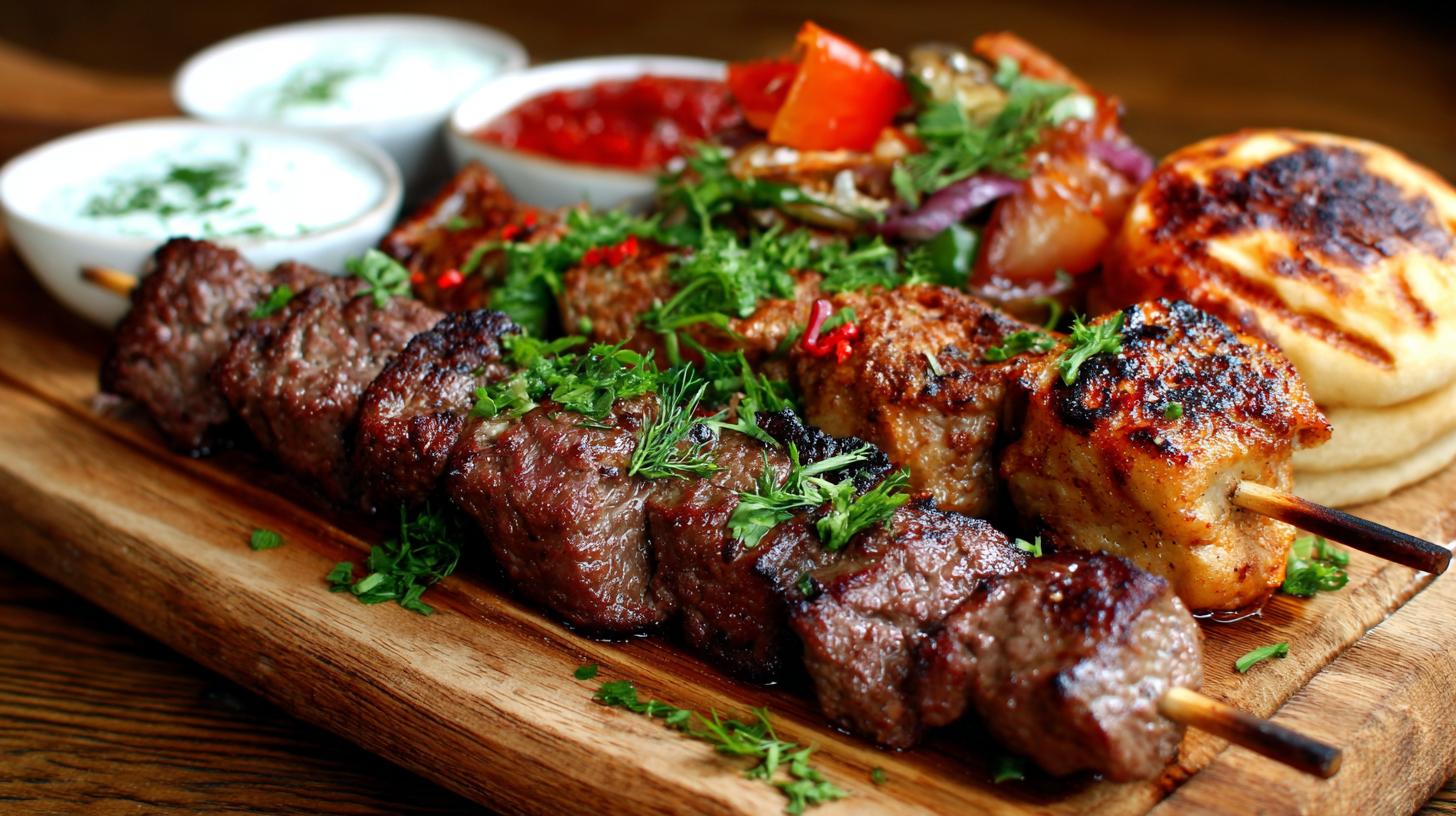Mtsvadi : brochettes géorgiennes grillées. L’accompagnement idéal des grillades géorgiennes