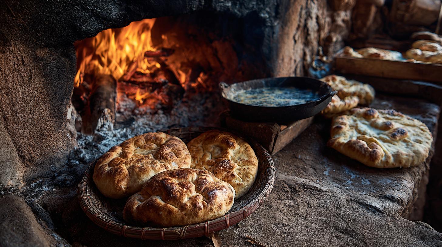 Puri : pain géorgien cuit dans un four traditionnel. Le Four en Argile dans la Vie Moderne