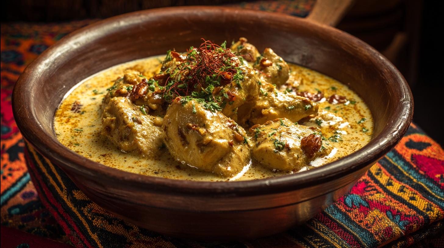 Satsivi : poulet en sauce aux noix. Pourquoi le Satsivi est un Plat de Fête