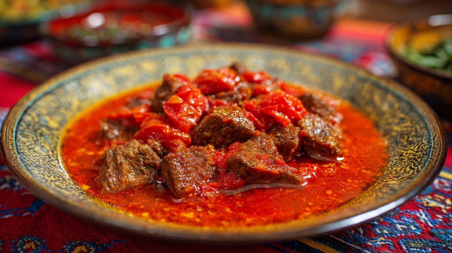 Ostri : ragoût de viande épicé à la tomate. Variantes et accompagnements de l’ostri dans la cuisine géorgienne