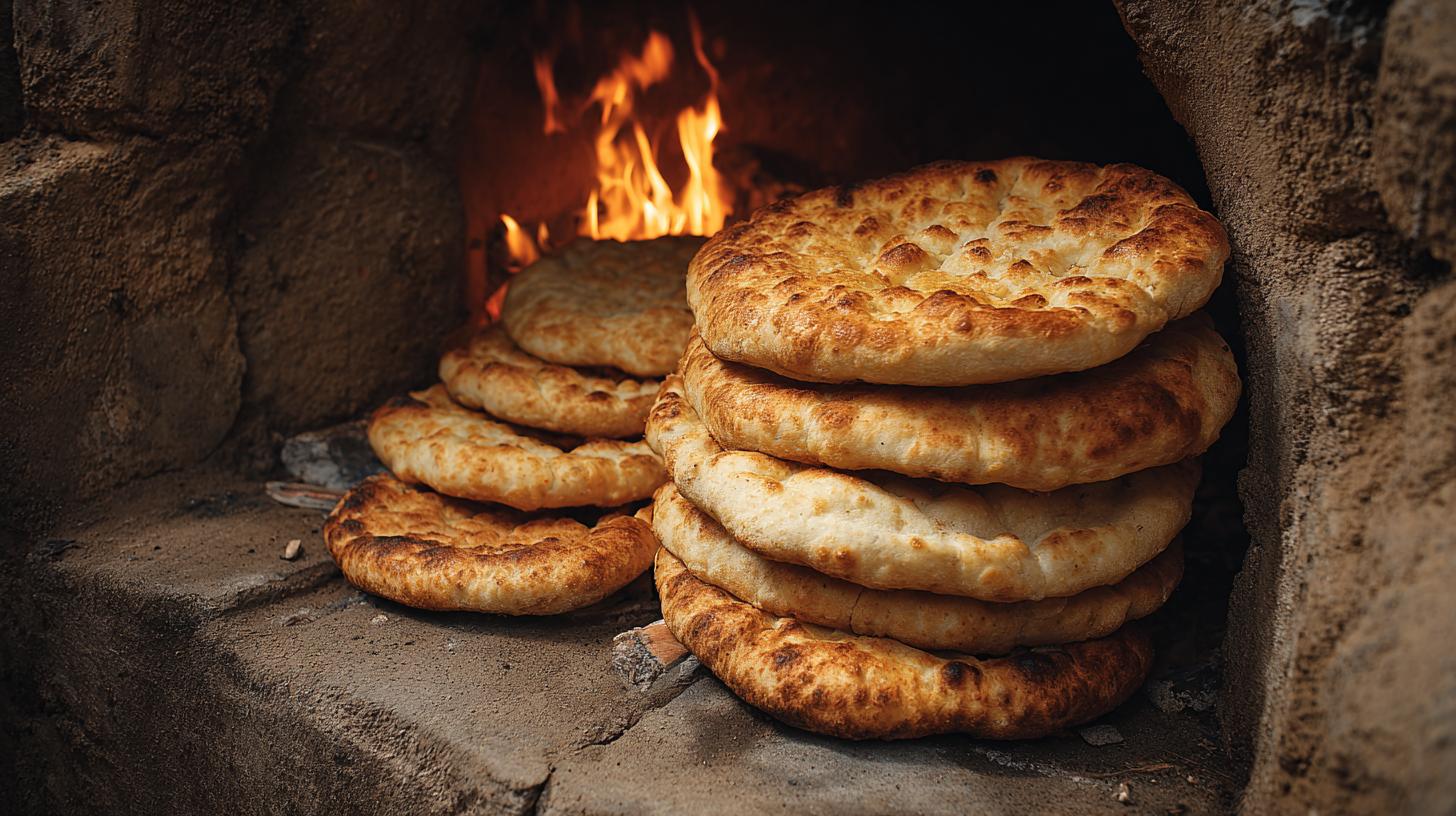 Puri : pain géorgien cuit dans un four traditionnel. Origines et Importance Culturelle du Puri en Géorgie