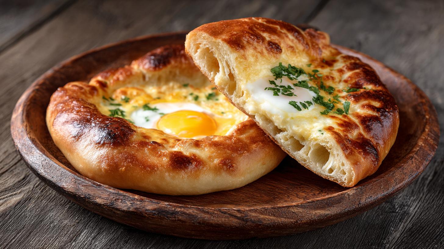 Khachapuri d’Adjarie : pain au fromage et œuf. Variantes régionales et adaptations modernes