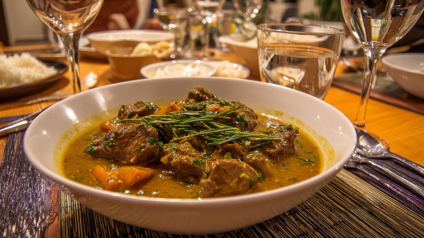 Chakapuli : agneau mijoté à l’estragon et vin blanc. Accompagnements recommandés