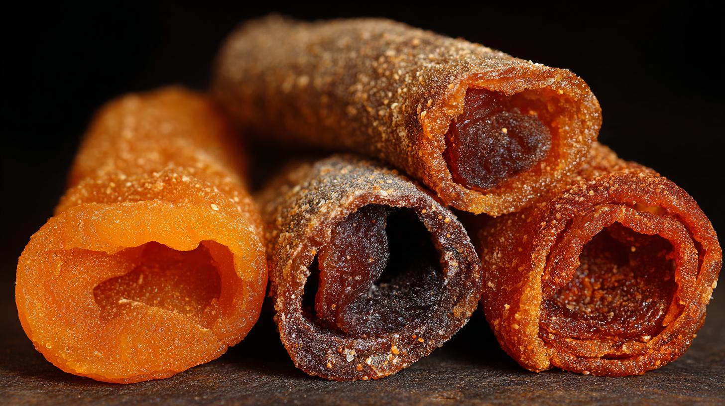 Tklapi : rouleaux de fruits secs abricot ou prune. Variantes et innovations contemporaines autour du Tklapi