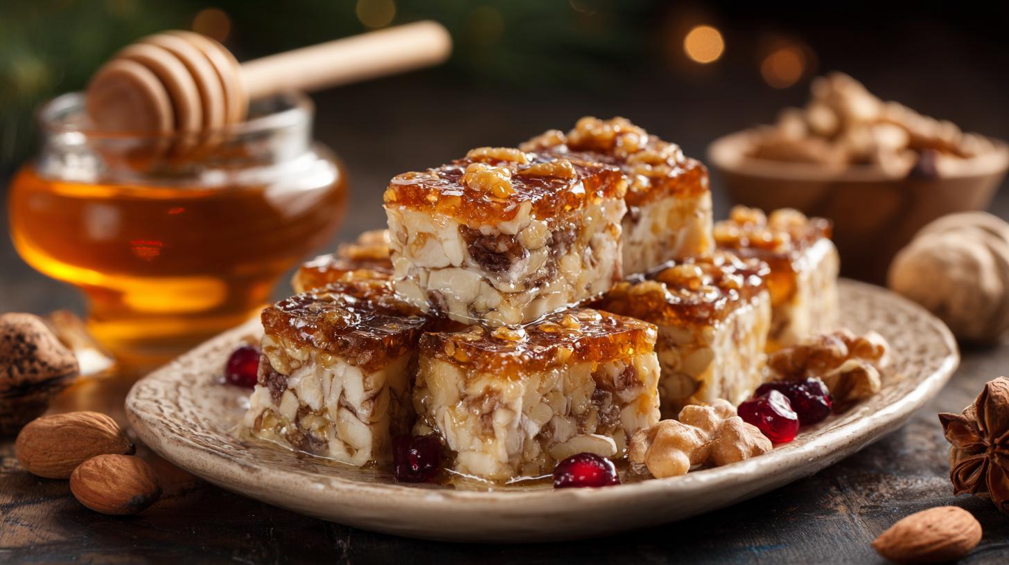 Gozinaki : dessert géorgien de Noël au miel et noix. Le gozinaki dans la culture géorgienne