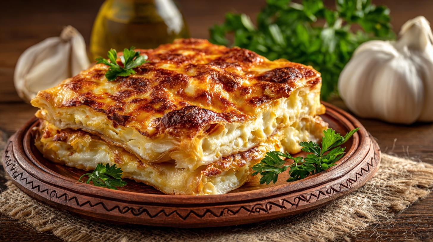 Akhma : feuilleté géorgien au fromage façon lasagnes. Les ingrédients essentiels pour un akhma réussi
