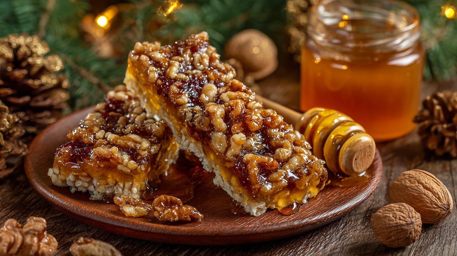 Gozinaki : dessert géorgien de Noël au miel et noix. Variantes régionales et modifications contemporaines