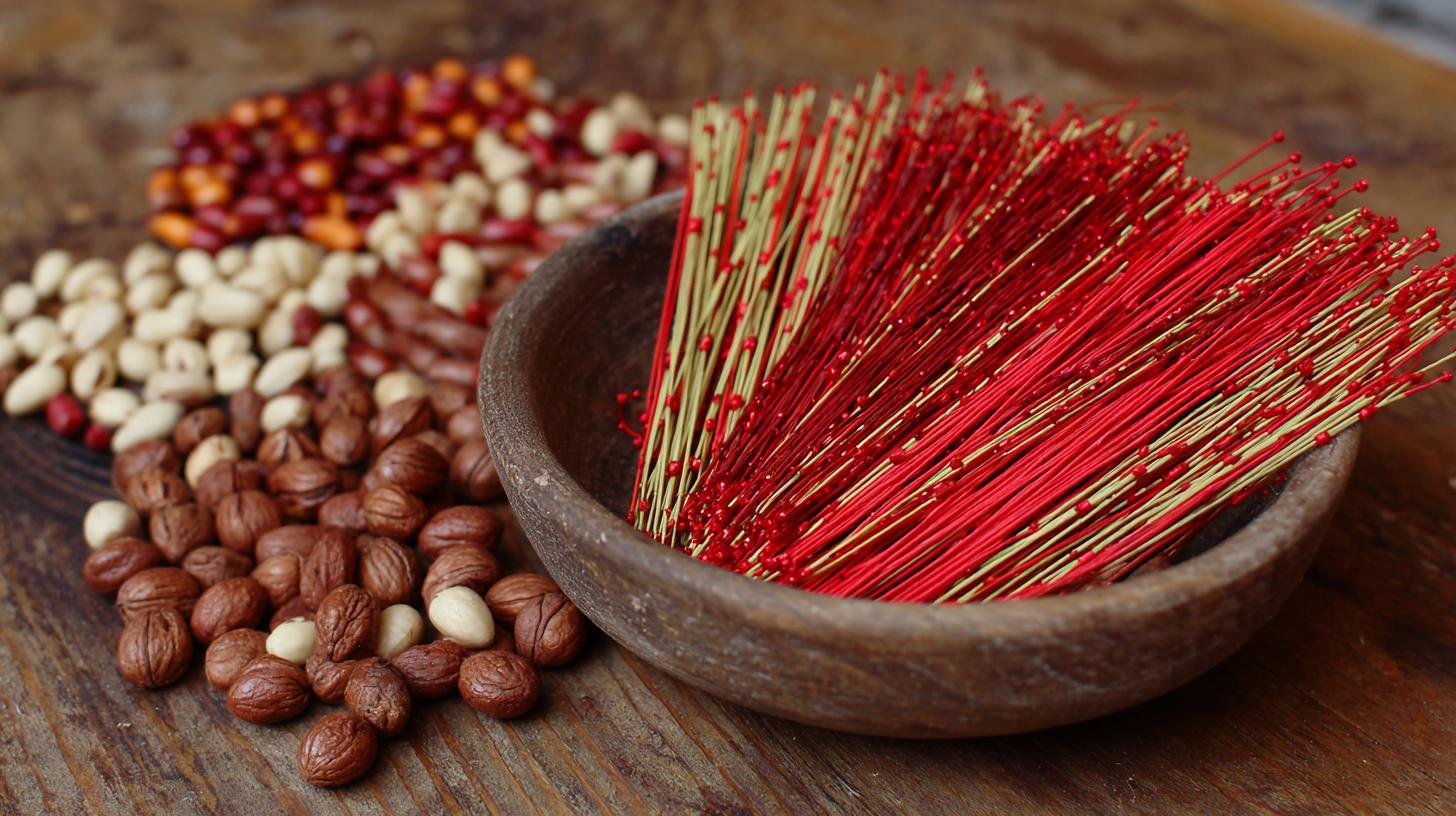Tchourtchkhela maison : recette pas à pas. Étape 1 : Préparation des noix et confection des fils
