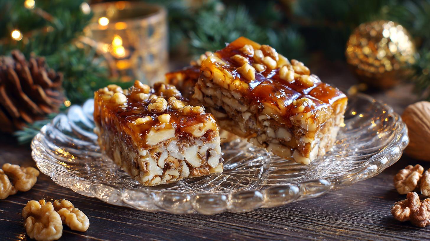 Gozinaki : dessert géorgien de Noël au miel et noix. Conclusion