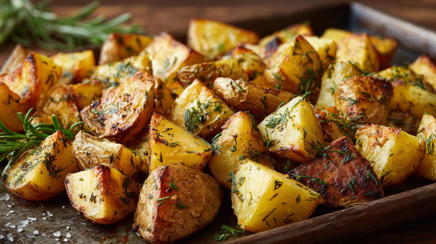 Pommes de terre géorgiennes rôties aux herbes. Conseils pratiques pour réussir vos pommes de terre rôties aux herbes