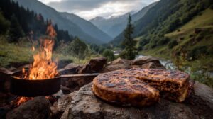 Svanetian Kubdari: Spiced Meat Pie from the Mountains