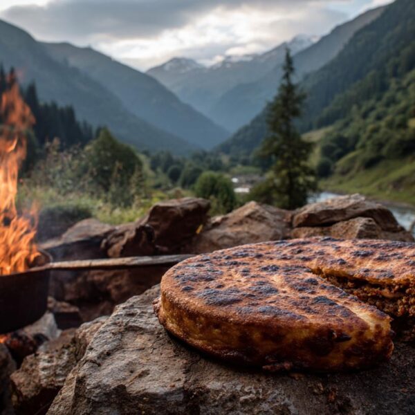 Svanetian Kubdari: Spiced Meat Pie from the Mountains
