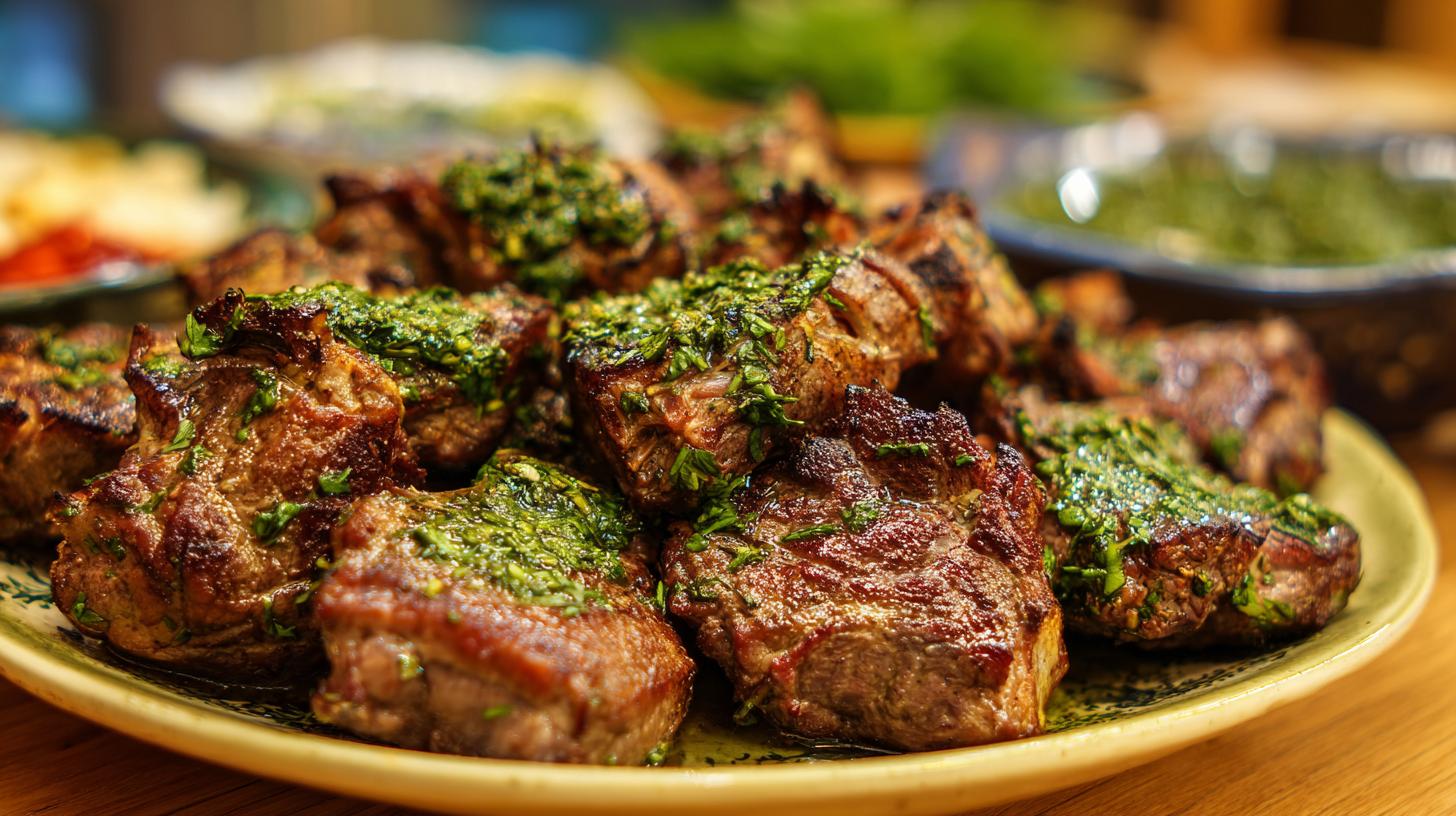 Kakhetian Marinated Lamb for the Grill. Serving Suggestions and Side Dishes