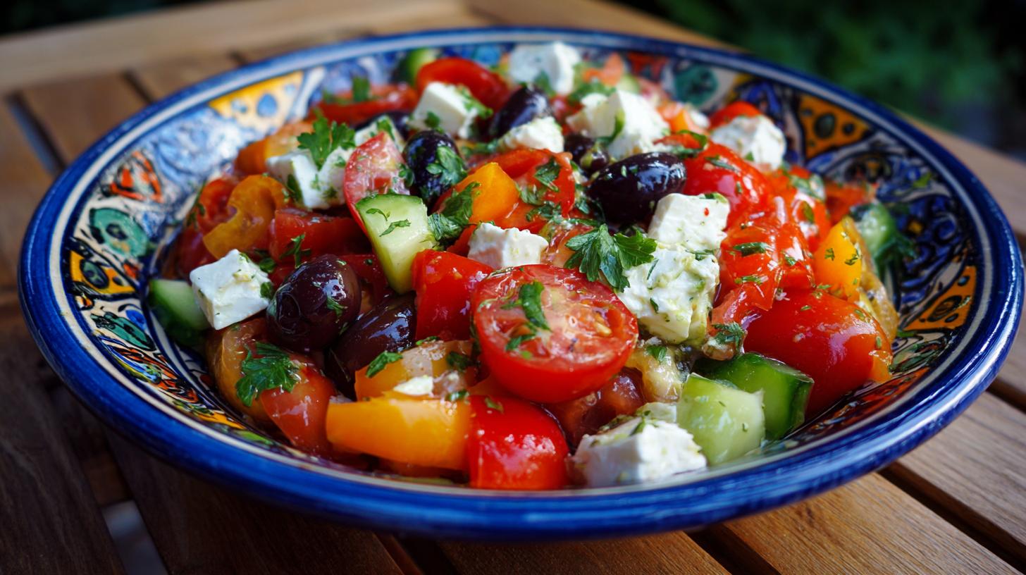 Georgian Recipes with a Mediterranean Twist. Georgian-Inspired Salads with Mediterranean Flair