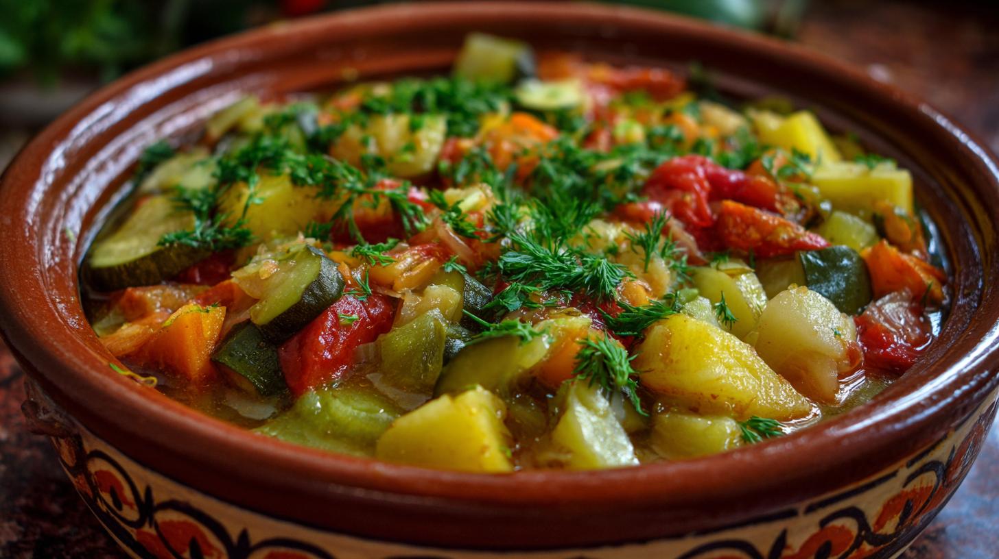 Adjapsandali: Georgian Vegetable Stew for Summer. This Georgian Vegetable Stew for Summer: Ingredients and Preparation