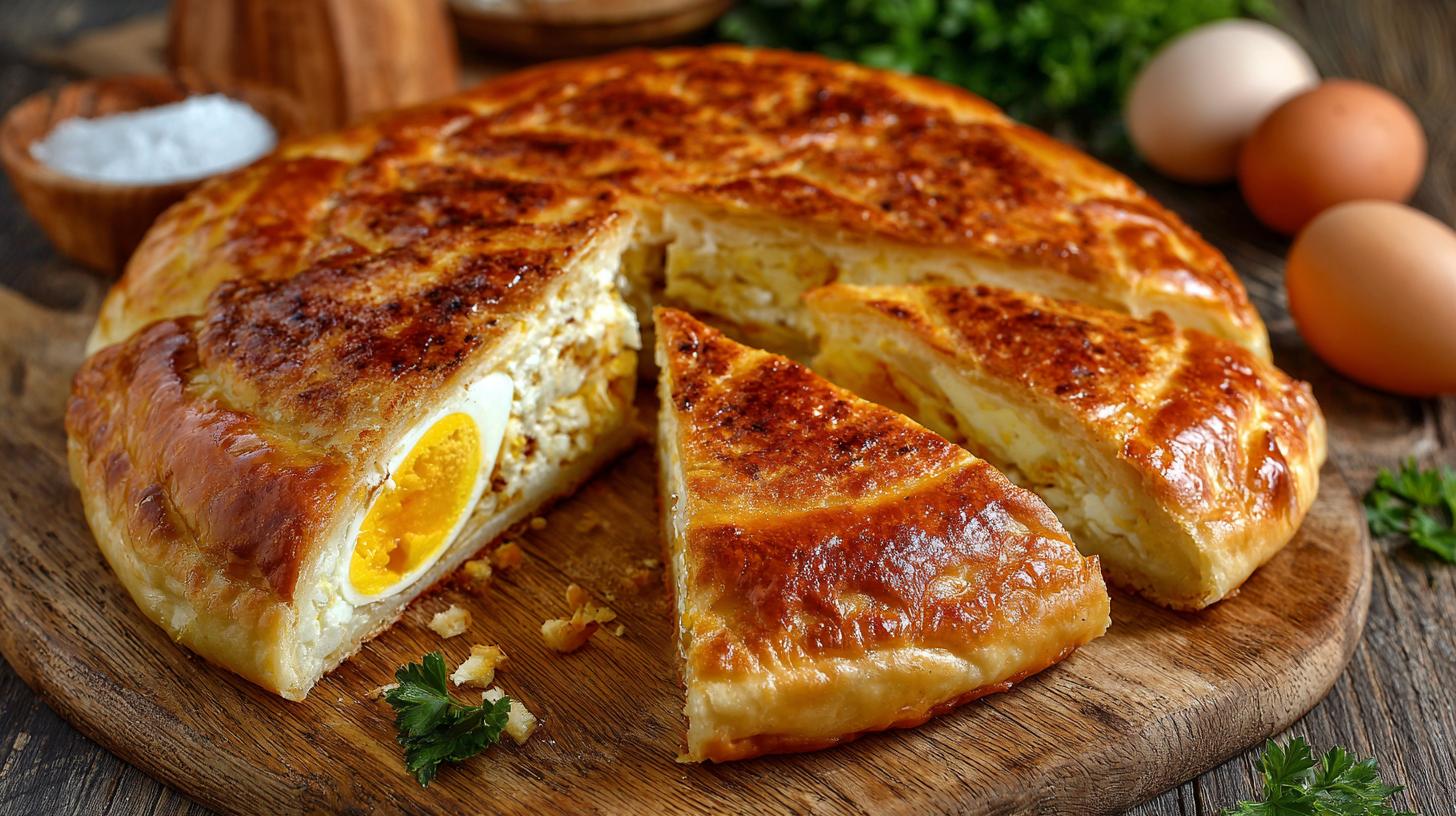 Gurian New Year’s Pie: The Famous Crescent with Egg. Practical Tips for Making the Gurian New Year’s Pie at Home