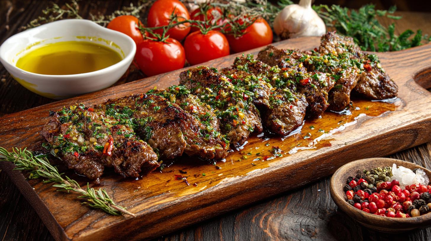 Kakhetian Marinated Lamb for the Grill. Bringing Kakhetian Marinated Lamb for the Grill to Your Table
