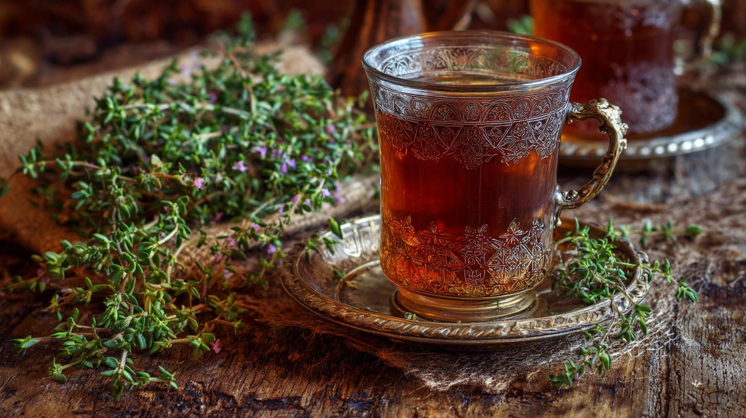 Wild Thyme Tea from the Caucasus: Taste and Benefits. Wild Thyme Tea Compared to Other Herbal Teas from the Caucasus