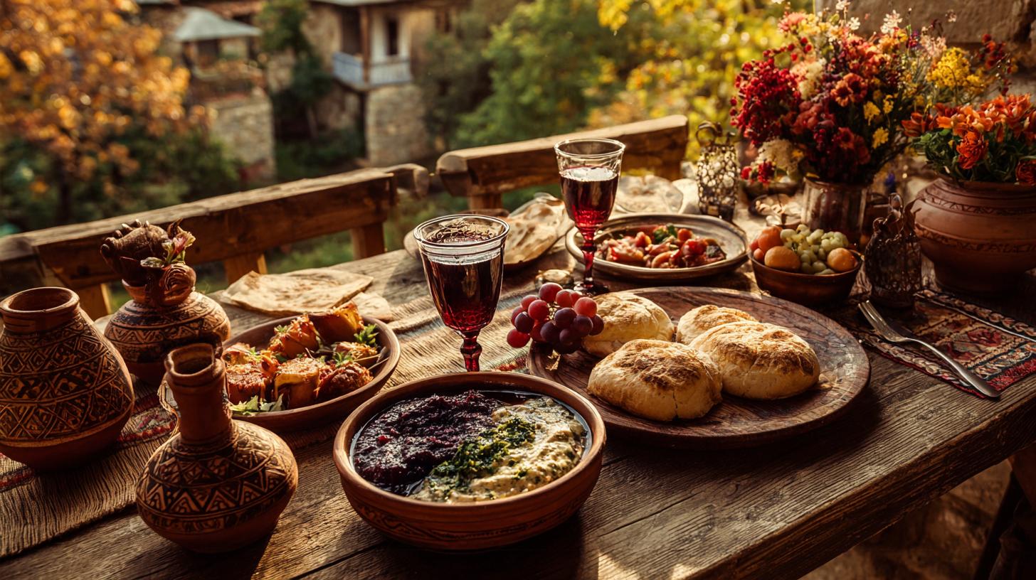Why Georgian Cuisine Is Perfect for Autumn Dinners. The Role of Georgian Wine and Drinks in Autumn Dining