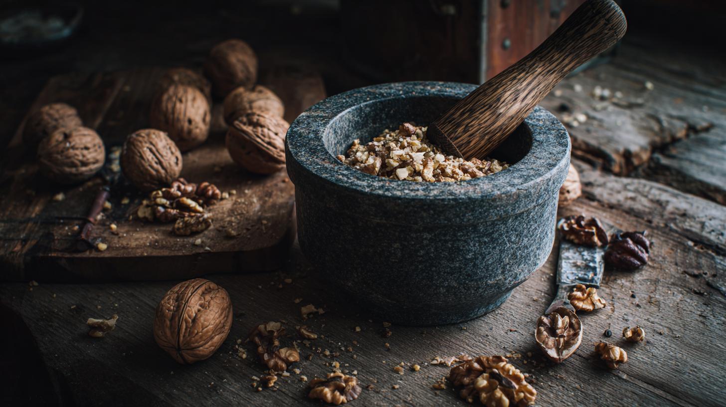 How to Crush Walnuts for Georgian Sauces. Exploring Variations in Walnut Crushing for Regional Georgian Sauces How to Crush Walnuts for Georgian Sauces. Exploring Variations in Walnut Crushing for Regional Georgian Sauces