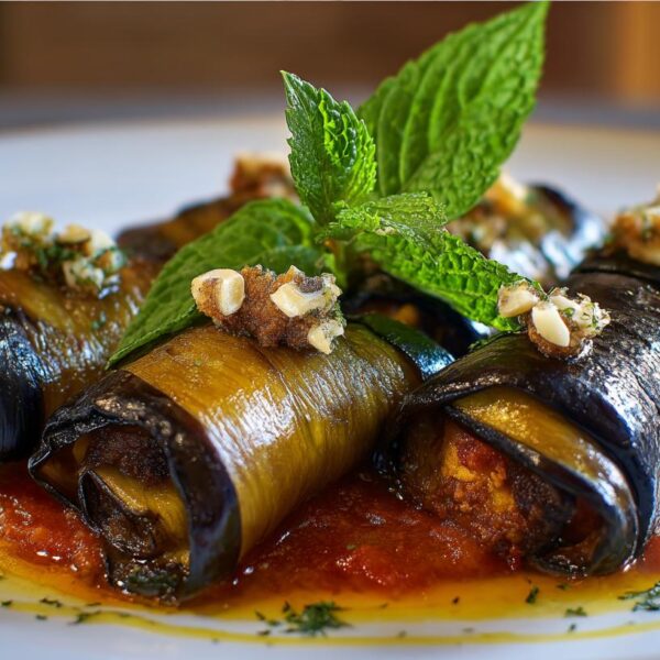 Nigvziani Badrijani: Exploring Eggplant Rolls with Walnut Paste