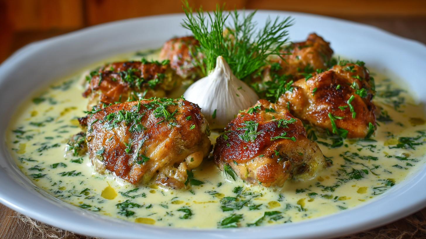 Chkmeruli: Chicken in Garlic and Milk Sauce from Racha. The Cultural and Regional Roots of Chkmeruli