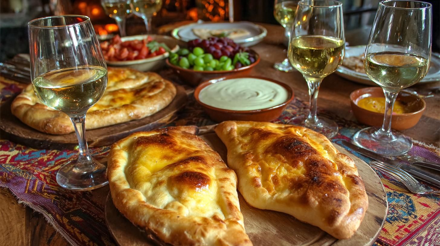 Which Wine to Serve with Khachapuri? A Georgian Guide. Exploring Non-Georgian Wines for Khachapuri