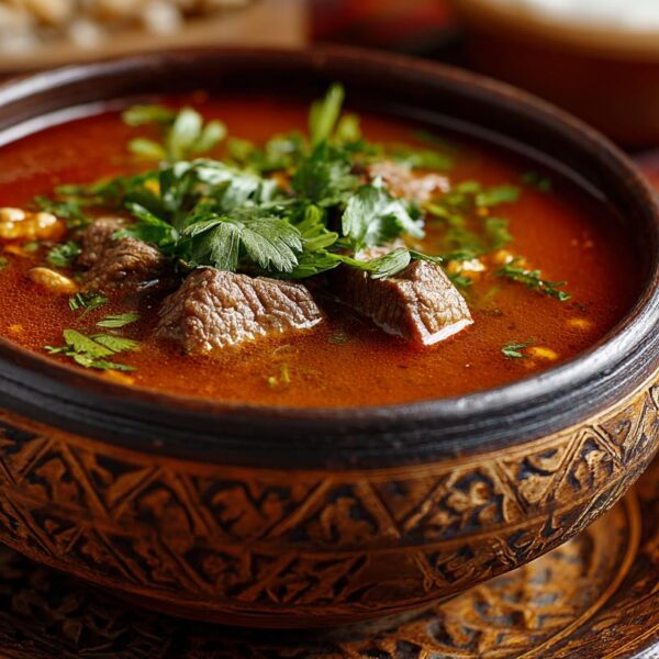 Kharcho Soup with Beef and Walnuts: Authentic Georgian Recipe