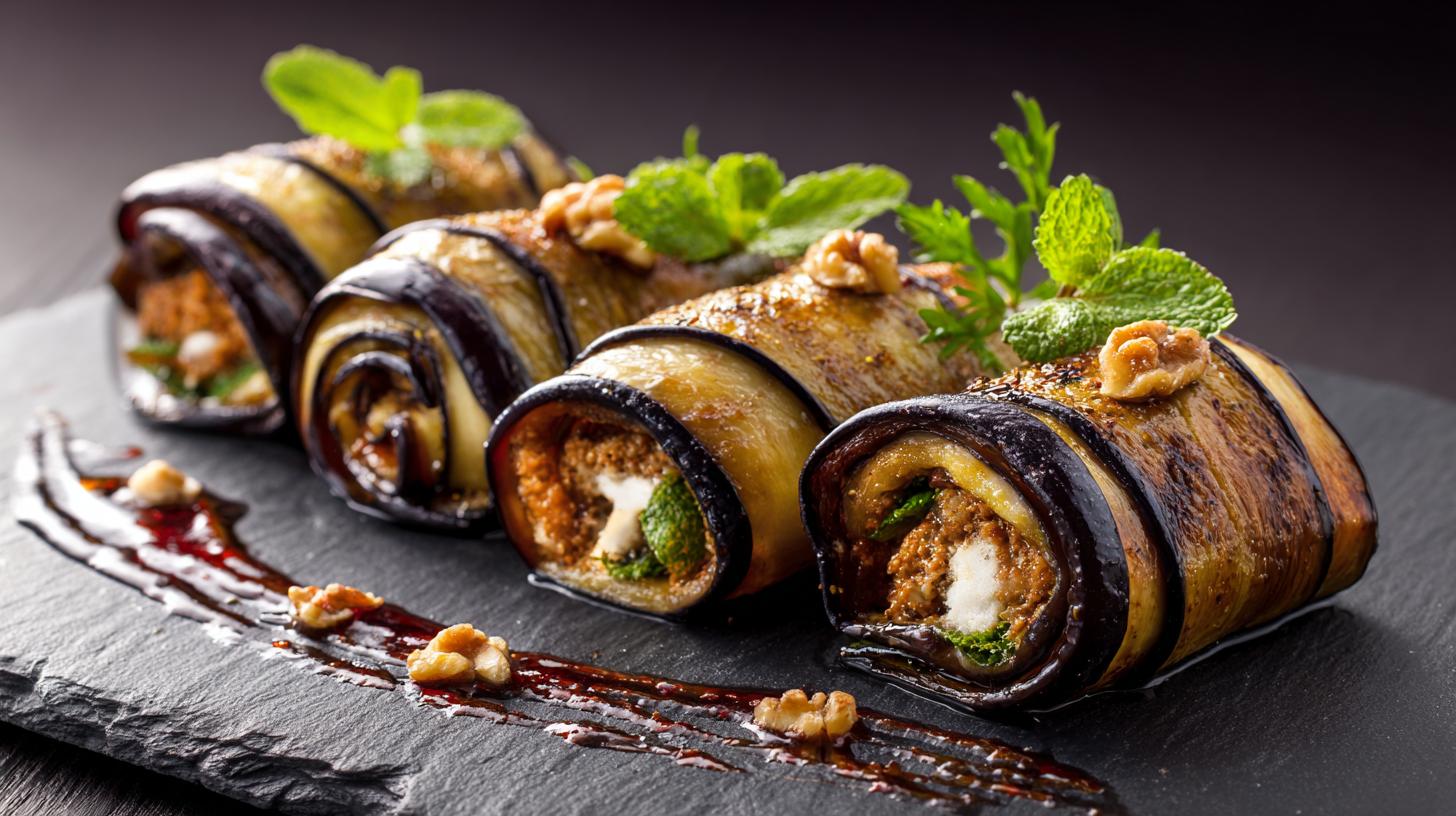 Nigvziani Badrijani: Eggplant Rolls with Walnut Paste. The Role of Nigvziani Badrijani in Modern Cuisine