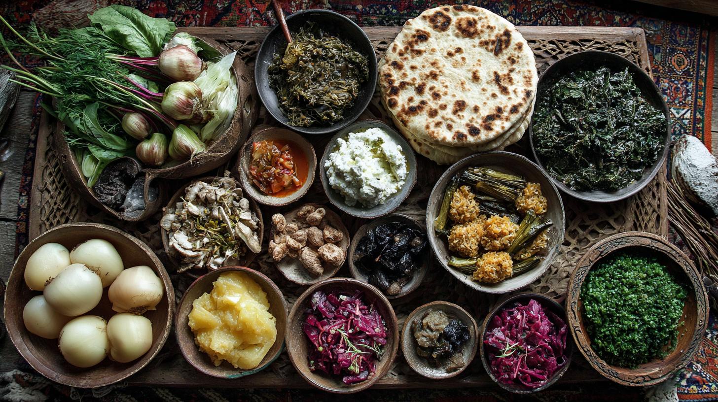 Vegetarian Georgian Recipes for Everyday Cooking. Seasonal Adaptations: Using Fresh Georgian Vegetables Year-Round