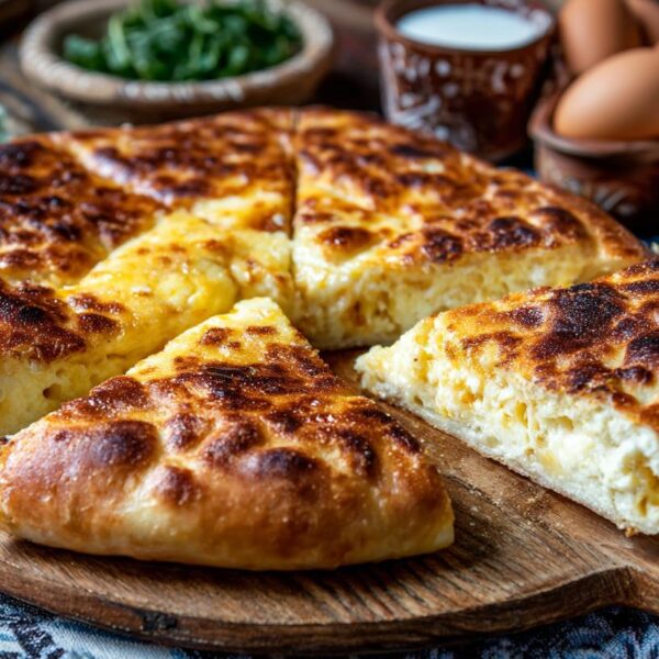 Imeretian Khachapuri: Traditional Georgian Cheese Bread Recipe