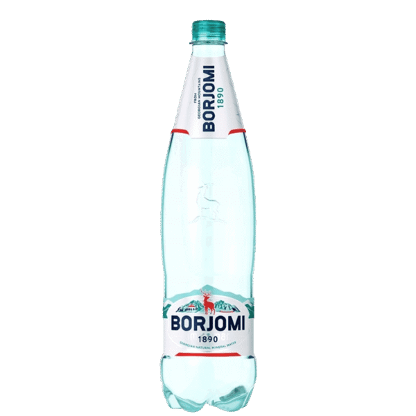 Georgian mineral water 1L in PET platic bottle